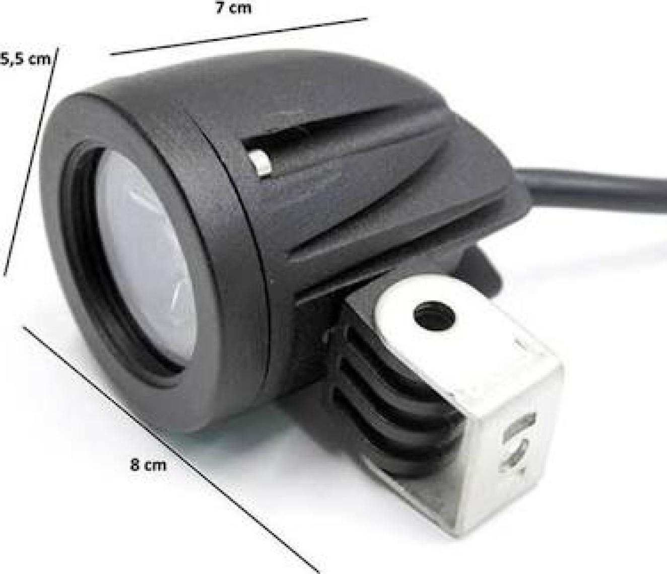 Space Led Sis Lambası 8000K 10W/10-32V/5.5cm