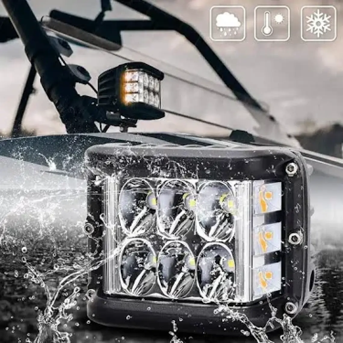 Space Offroad Sis Lambası 2 adet 12 LED 36W / LASS319