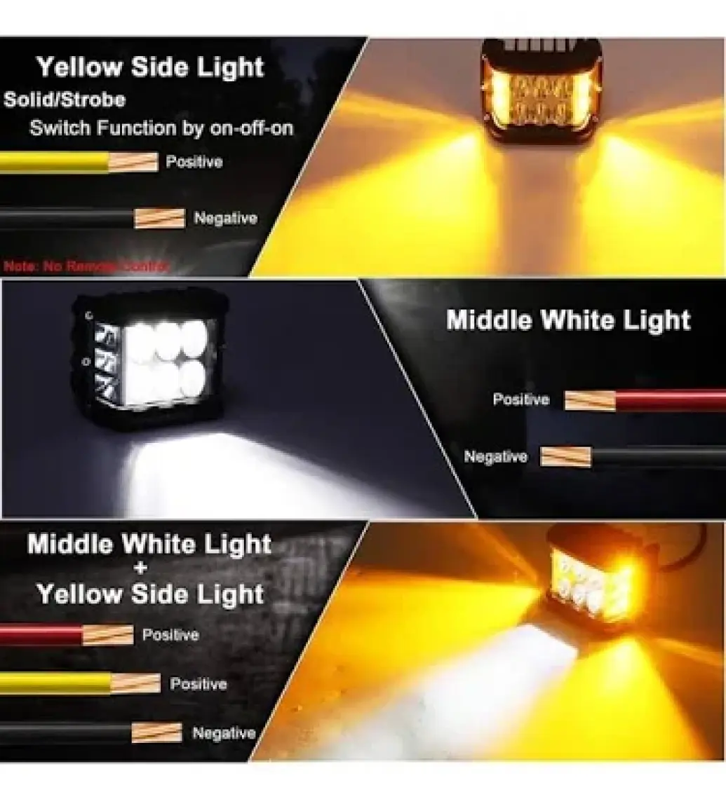 Space Offroad Sis Lambası 2 adet 12 LED 36W / LASS319