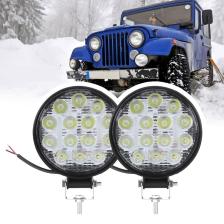 Dekohop Off Road 14 Led 42 Watt Yuvarlak Traktör Tır Kamyon Tekne Sis Farı Projektör Çalışma Lambası