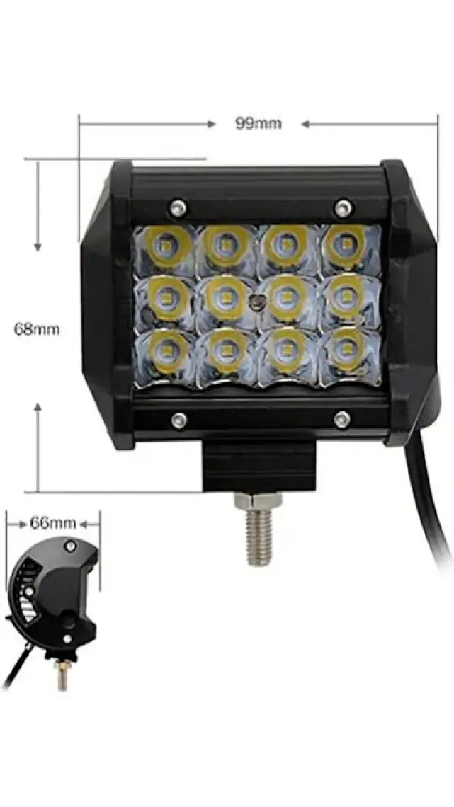 Knmaster Volcano Adv 36W Motosiklet / Off Road Sis Farı Takımı