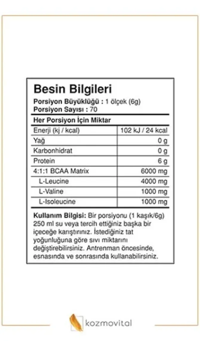 Bigjoy Sports Bigjoy Bcaapro 4:1:1 420 Gr Aromasız Bcaa