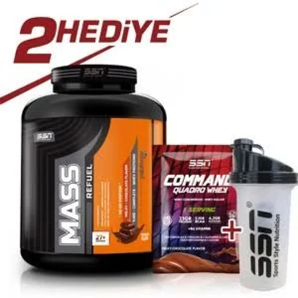SSN Sports Style Nutrition Ssn Mass Refuel 3 kg Sütlü Çikolata