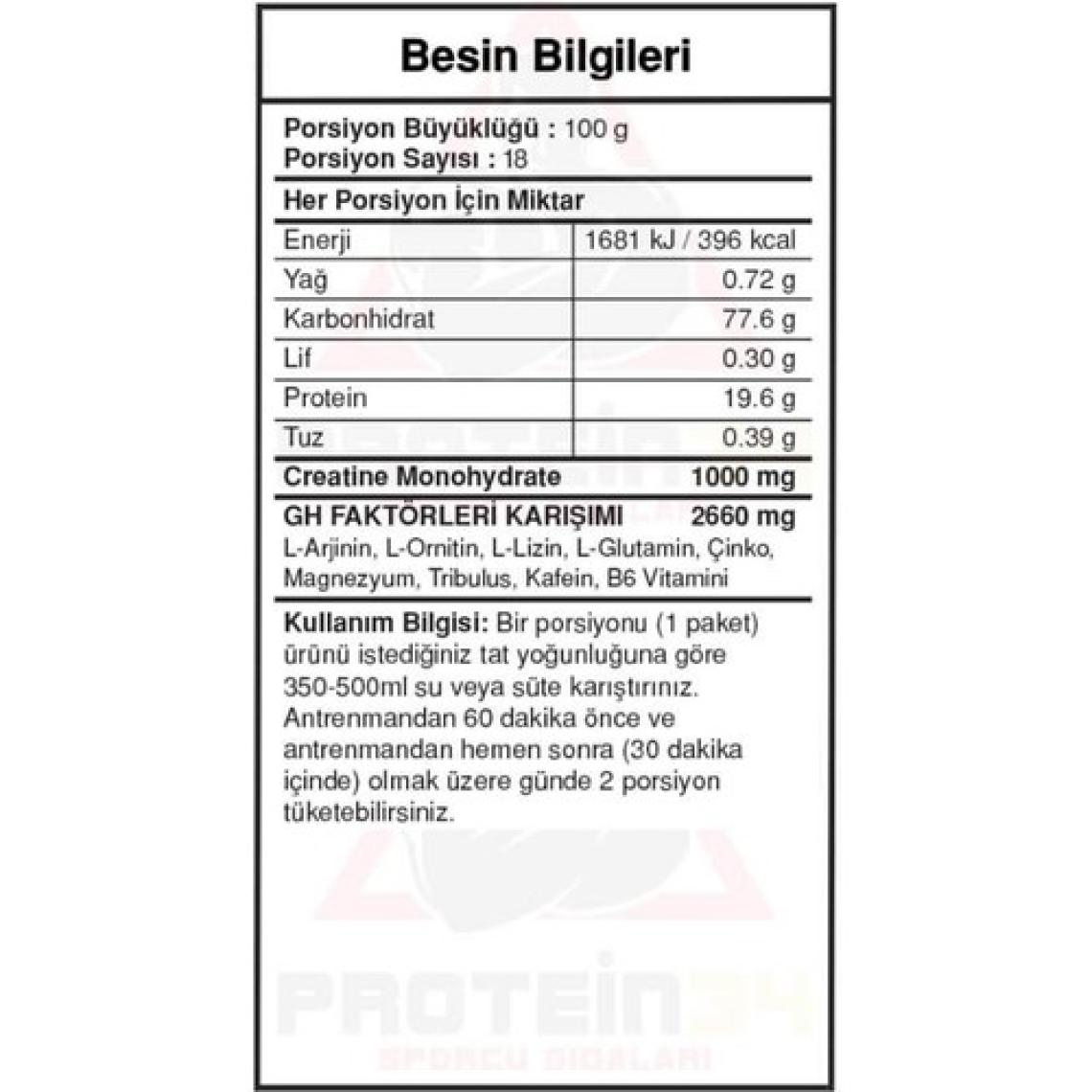 Bigjoy Sports Bigjoy Big Mass Go Gh 18 Saşe 1800 Gr Çikolata Gainer
