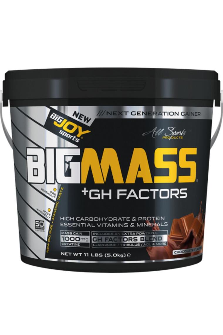 Bigjoy Sports Bigmass Mass Gainer Gh factors Karbonhidrat Protein Çikolata Aroma 5000g