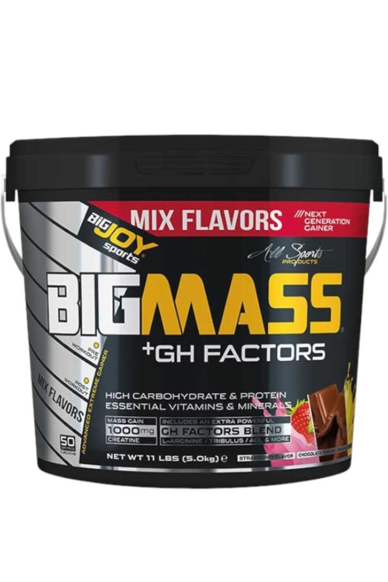 Bigmass Ghfactors Mass Gainer 5 Kg Mix Flavors Karbonhidrat Tozu High Carbonhidrate&protein&vitamins