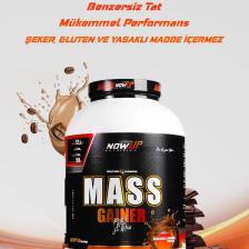 Nowup Nutrition Mass Gainer Whey Protein ¼ Carbohydrate / Chocolate & Vanillin 4020 gr. / 60 Servis / Karbonhidrat&Protein Tozu / Shaker Hediyeli