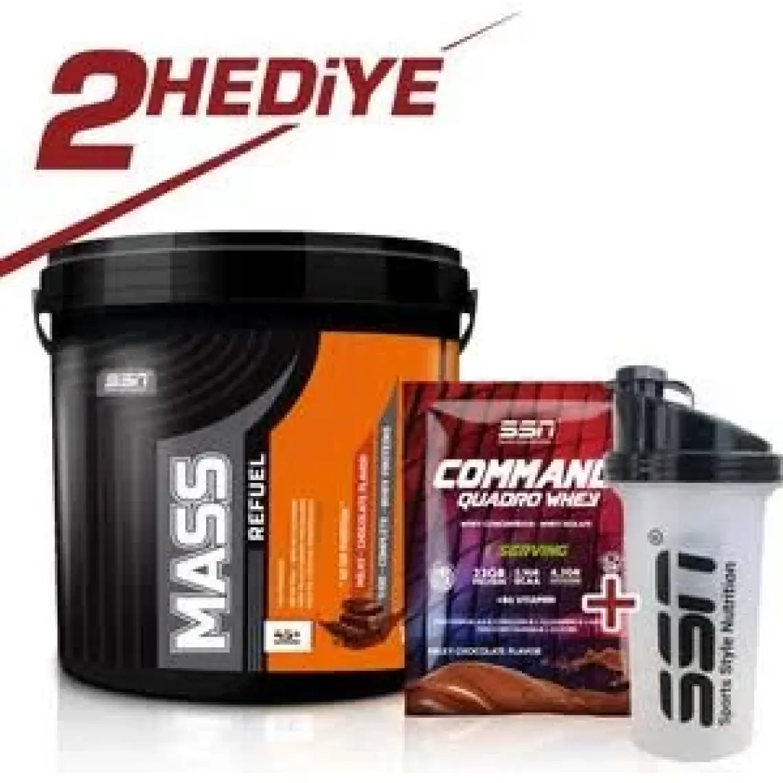 SSN Sports Style Nutrition Ssn Mass Refuel 5 kg Sütlü Çikolata