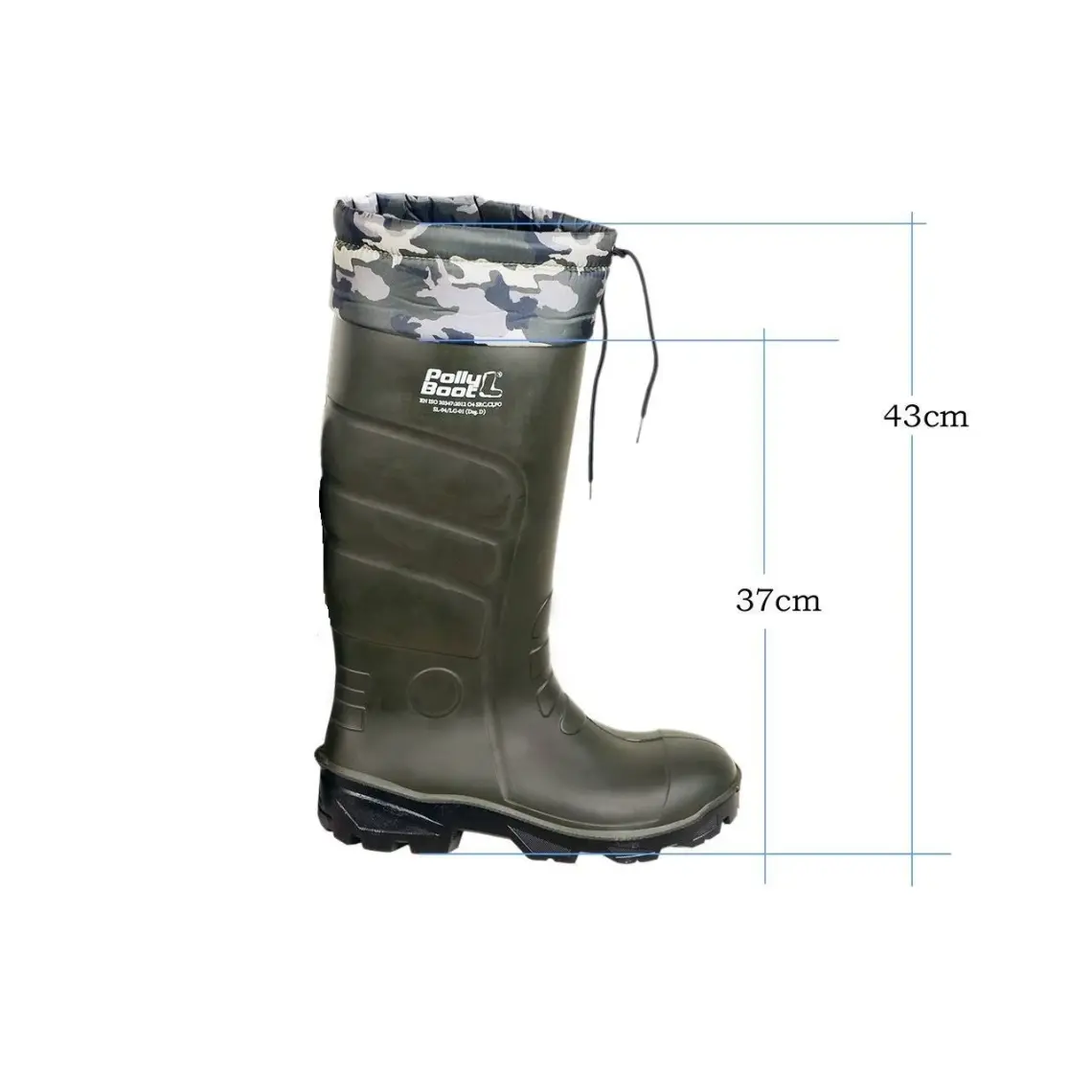 Pollyboot Beta 49 Numara Boğazlı Poliüratan Çizme