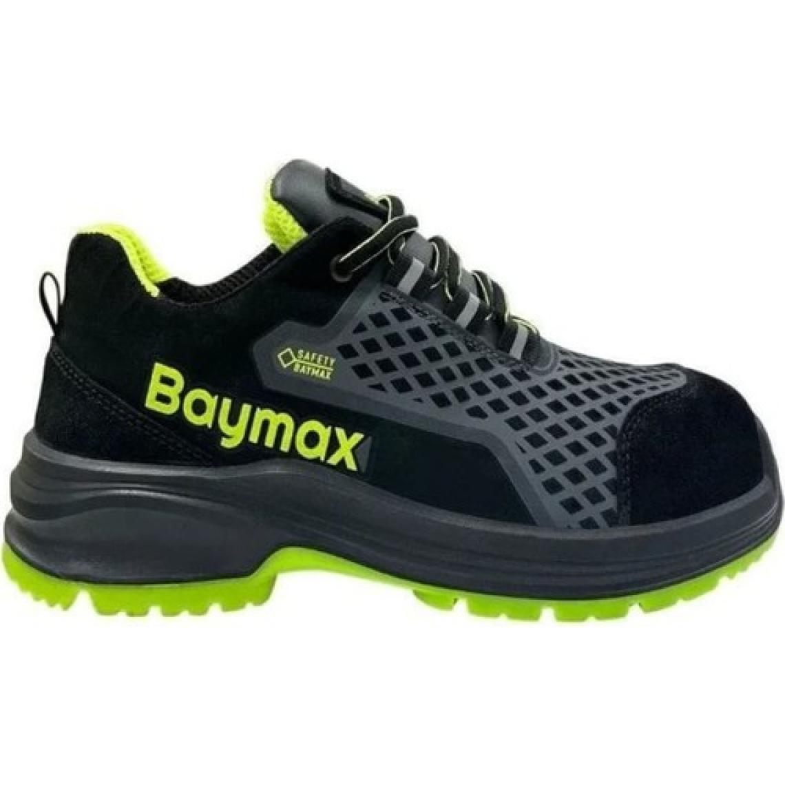 Baymax Bx-12 Golden S1 Bağcıklı Çelik Burunlu Yazlık İş Güvenlik Ayakkabısı No: 42