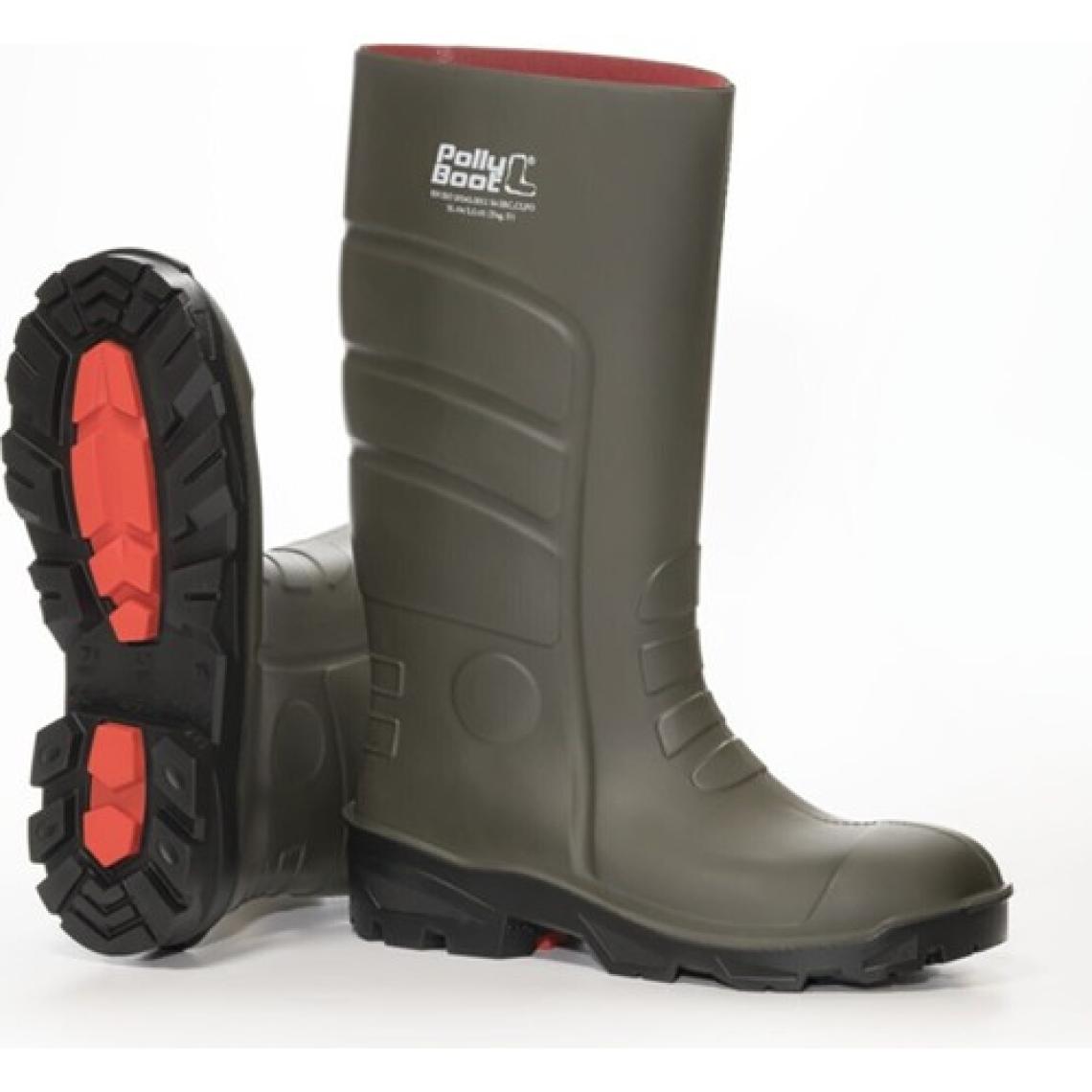 Polly Boot Pollyboot Vega S4 Çelik Burunlu Haki Renk Çizme 44 Numara