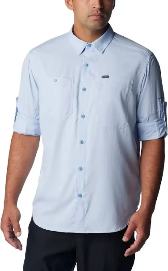 Columbia Silver Ridge Utility Lite Long Sleeve Beyaz Uzun Kollu Gömlek