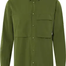 Jack Wolfskin Atacama LS Shirt Erkek Gömlek 1403672-4129 Greenwood
