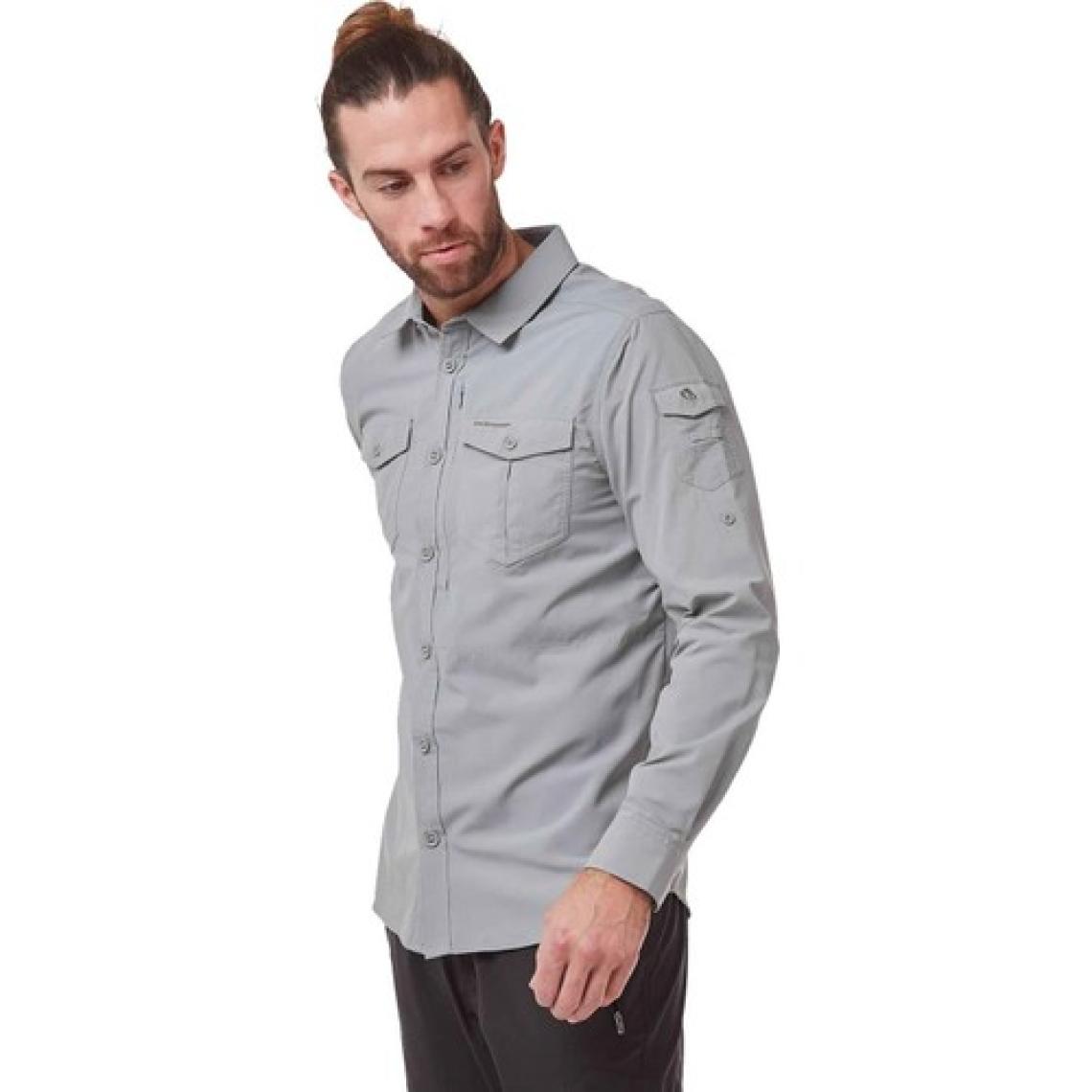 Craghoppers NosiLife Mens Adventure II LS Erkek Gömlek - CMS605