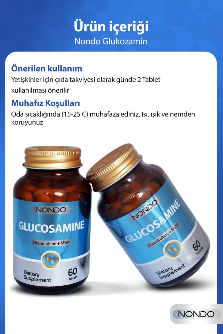 Nondo Glucosamine Glukozamin 60 Tablet