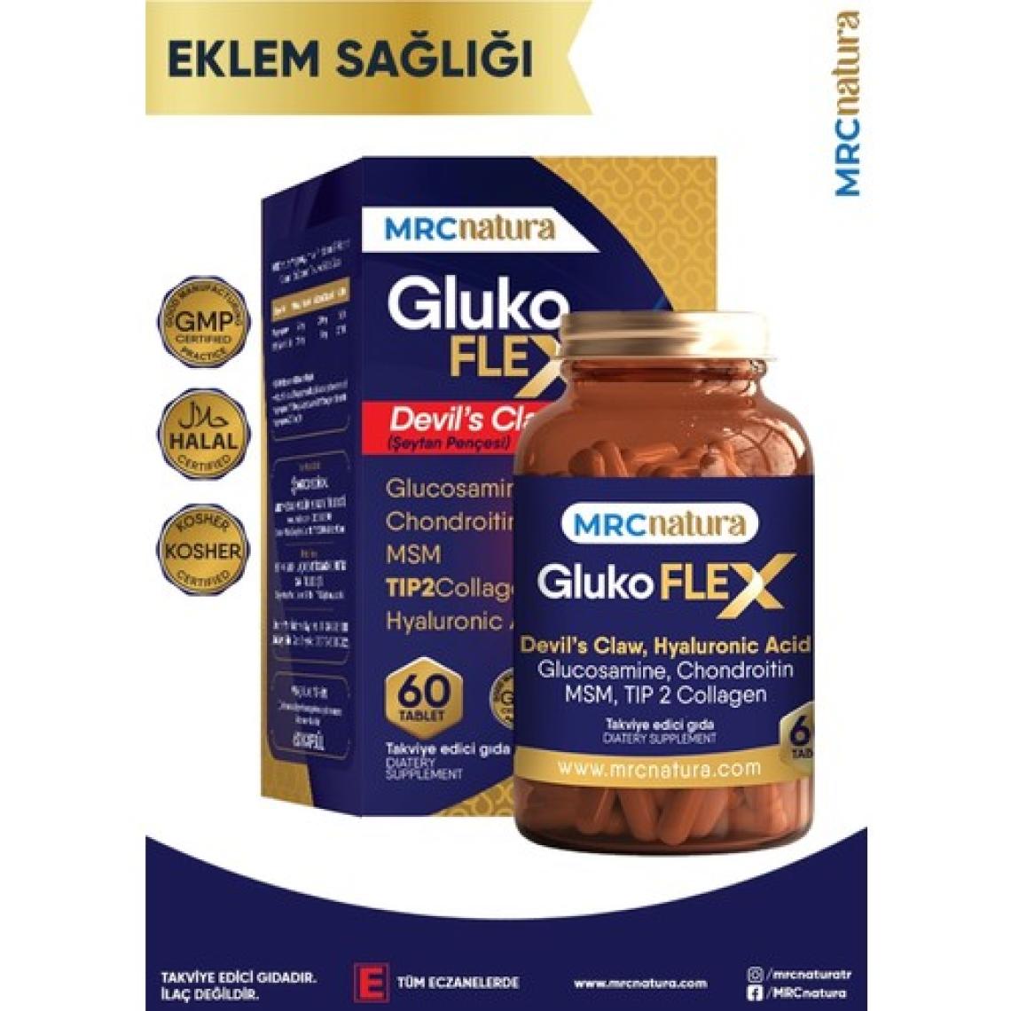Mrc Natura Glukoflex Glukozamin Condro. Msm Tip2 Kol. Devil's Claw Hyal.Asit 60 Tab