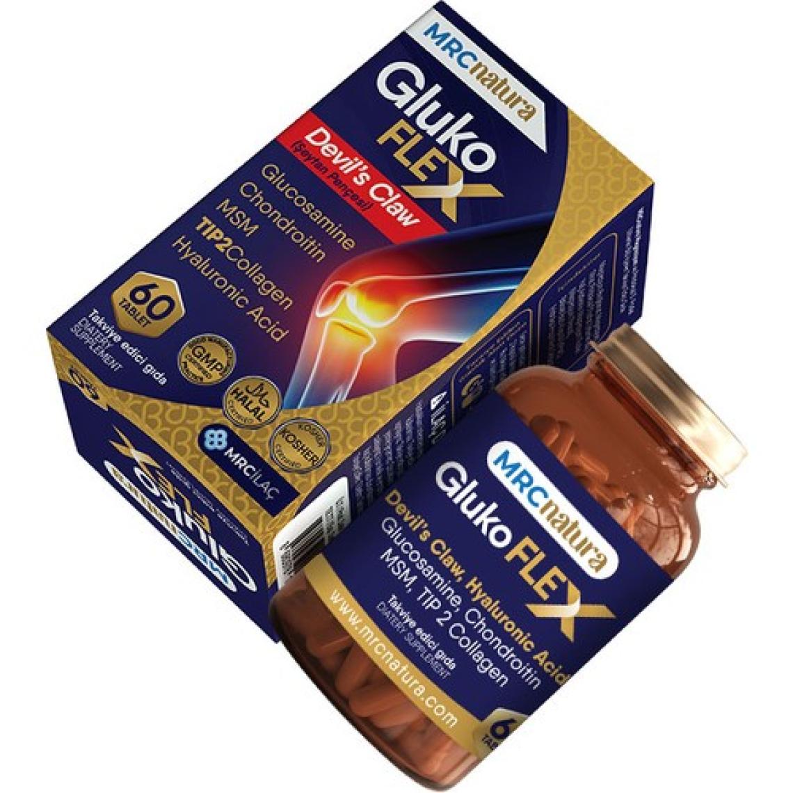 Mrc Natura Glukoflex Glukozamin Condro. Msm Tip2 Kol. Devil's Claw Hyal.Asit 60 Tab