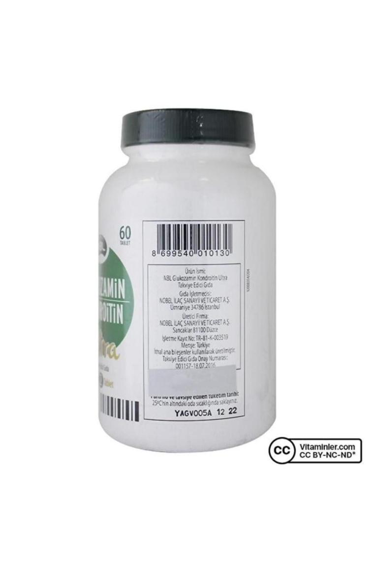 Nbl Glukozamin Kondroitin Ultra 60 Tablet