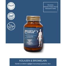 Asko Castle Focus 60 Tablet  Bromelain, Hidrolize Kollajen ( Tip2 ), Glukozamin Sülfat İçeren Takviye  Edici Gıda
