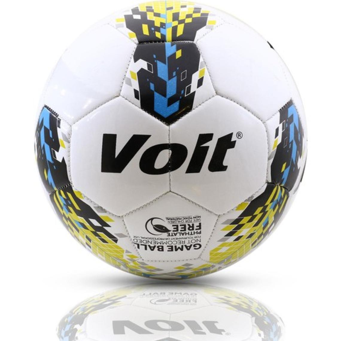 Voit Futbol Topu Dikişli Extreme Game Ball Beyaz Sarı Mavi (5 Numara)