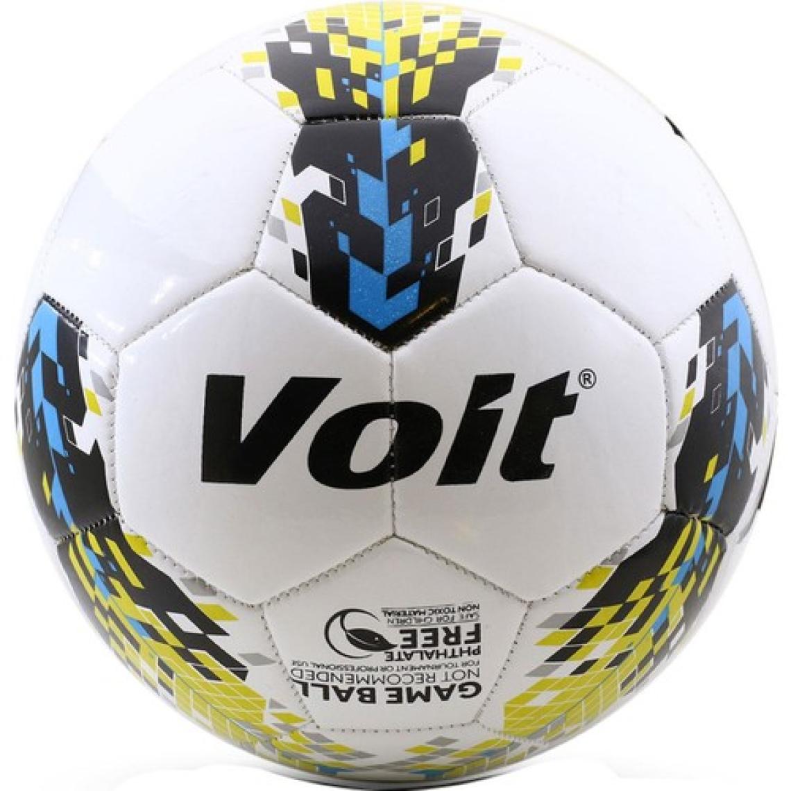 Voit Futbol Topu Dikişli Extreme Game Ball Beyaz Sarı Mavi (5 Numara)