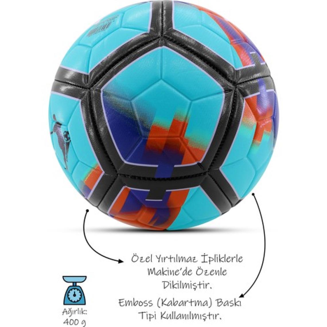 Telvesse Futbol Topu Laliga Pompalı Sert Zemin Halı Saha Futbol Topu No:5 Yeşil 036