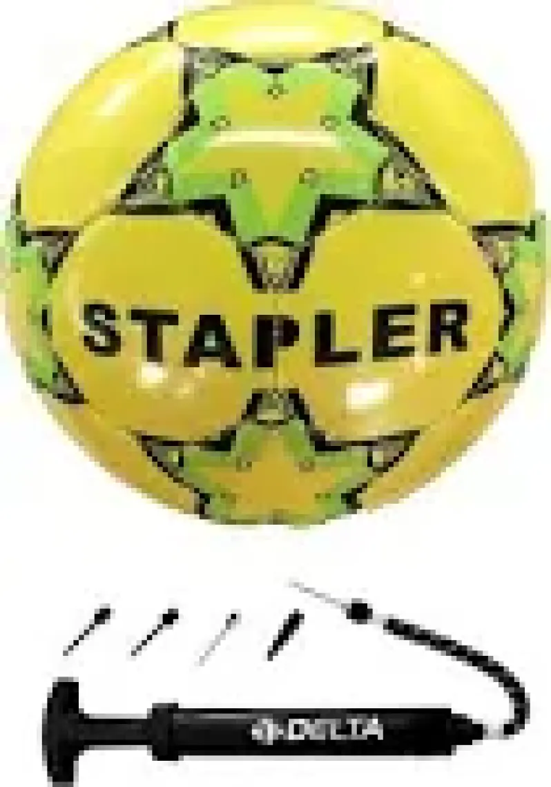 Delta Stapler 5 Numara Dikişli Futbol Topu + Top Pompası