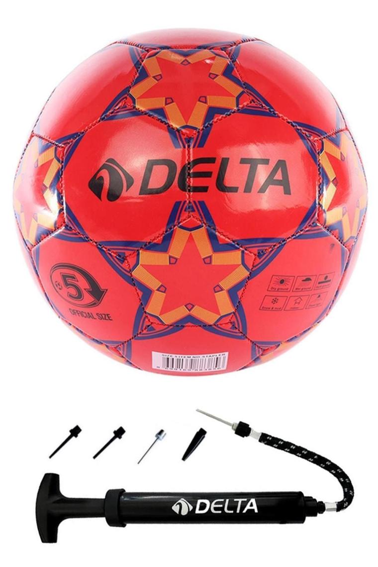 Stapler 5 Numara Dikişli Futbol Topu + Top Pompası