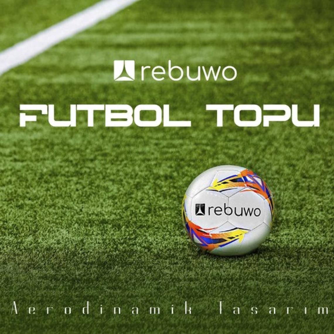 Rebuwo 5 Numara Sert Zemin Futbol Topu Halı Saha Topu Turuncu
