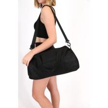 Moda West Günlük Kullanım El Kol Omuzda Taşınabilir Spor Seyahat Fitness Çantası Gym Bag Siyah