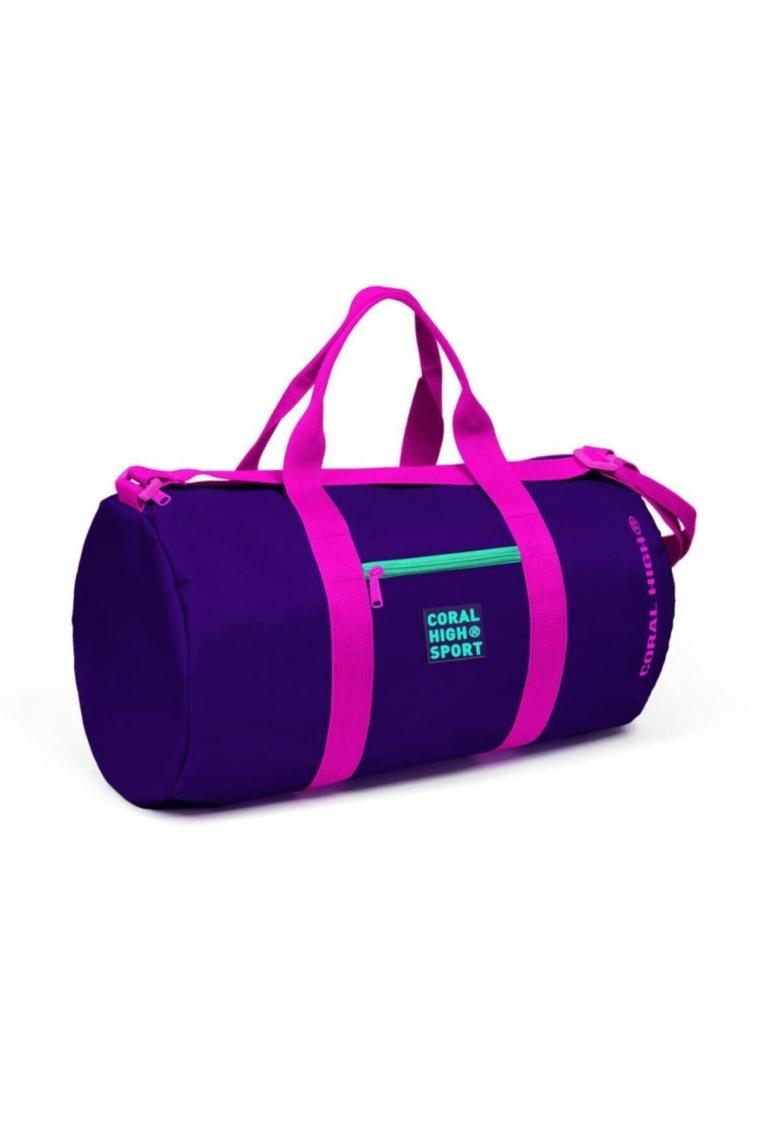 Coral High Sport Derin Silindir Spor Çantası 27504 Mor