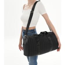 With-W Unisex Kapitoneli Cepli Uzun Askılı Kadın ve Erkek Kullanabilir Seyahat Fitnes ve Spor Çantası