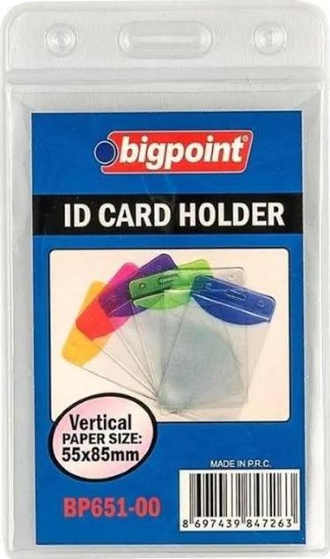 Bigpoint Bp651-00 Kart Pos.Dık Seffaf Korumalı (55X85)
