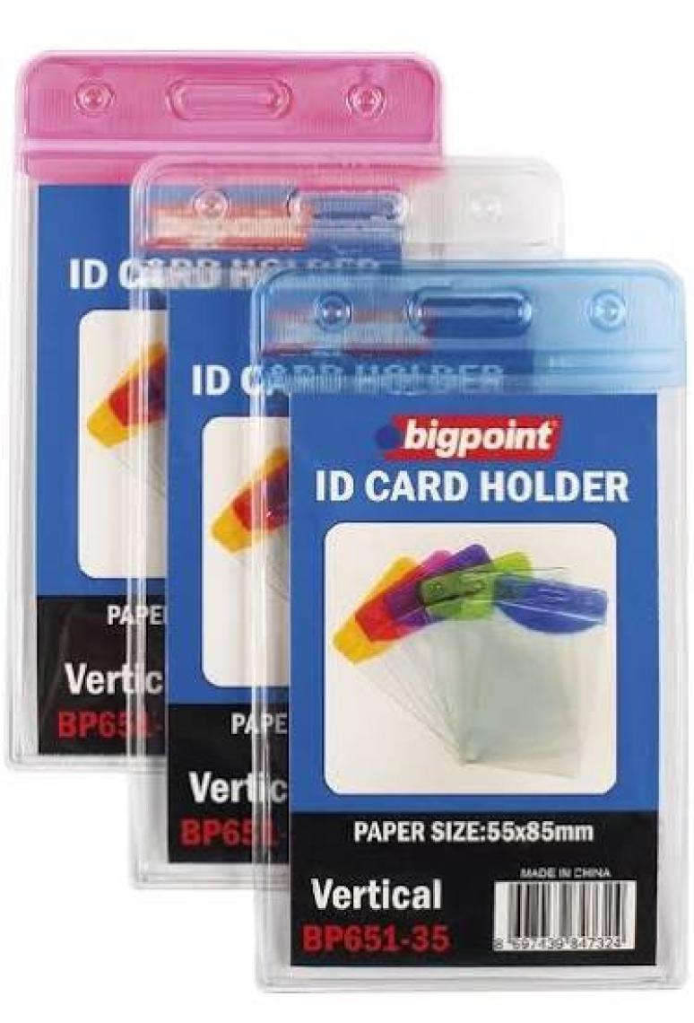 Bigpoint Bp651-00 Kart Pos.Dık Seffaf Korumalı (55X85)