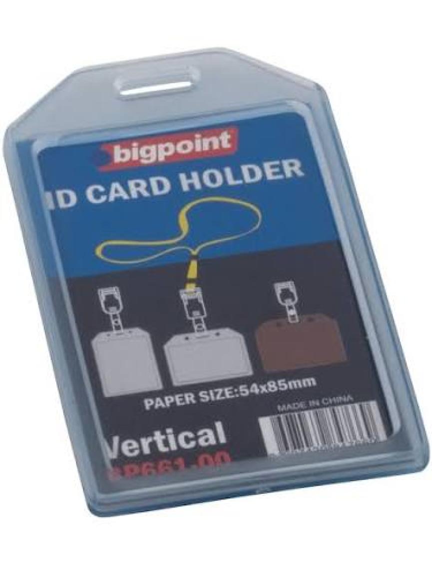 Bigpoint Bp661 Kart Kabı Soft Dıkey Seffaf (54X85)