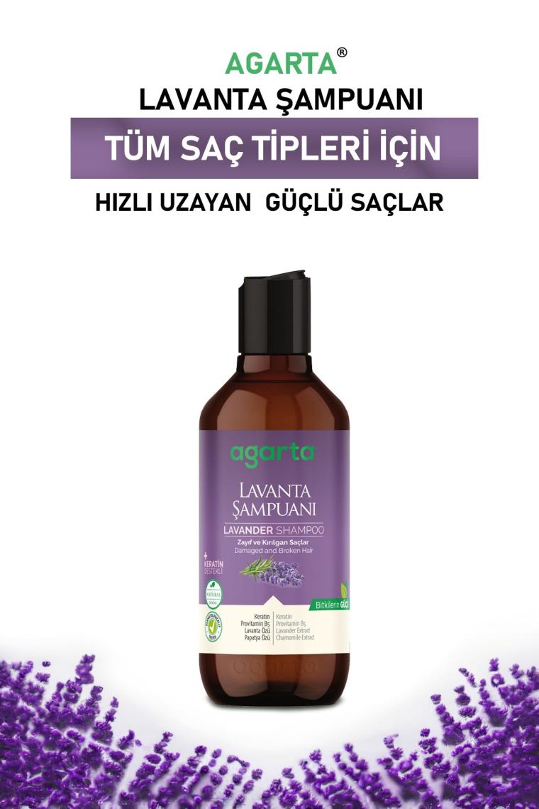 Doğal Lavanta Özlü Yağ Dengeleyici Şampuan 400 ml