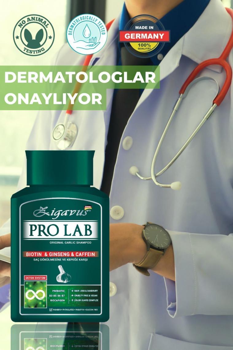 Zigavus Pro Lab Garlic Kepeğe ve Saç Dökülmesine Karşı Şampuan 3x300 ml