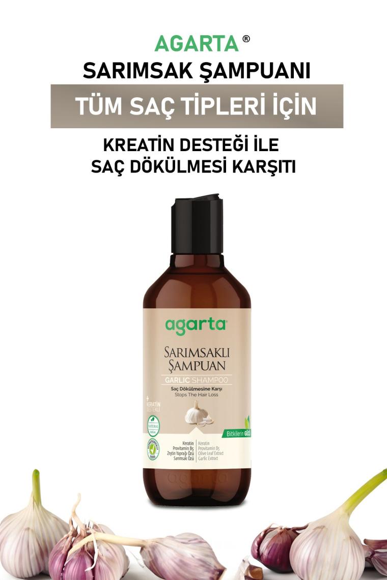 Sarımsak Şampuanı Saç Dökülmesine Karşı-tuzsuz Şampuan 400 ml