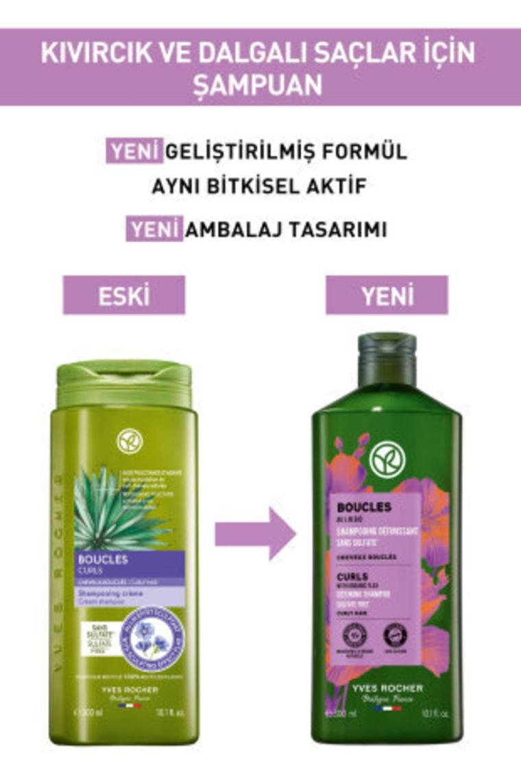 Kıvırcık ve Dalgalı Saçlar İçin (Boucle) Bukle Belirginleştirici Şampuan - Sülfatsız & Vegan-300 ml