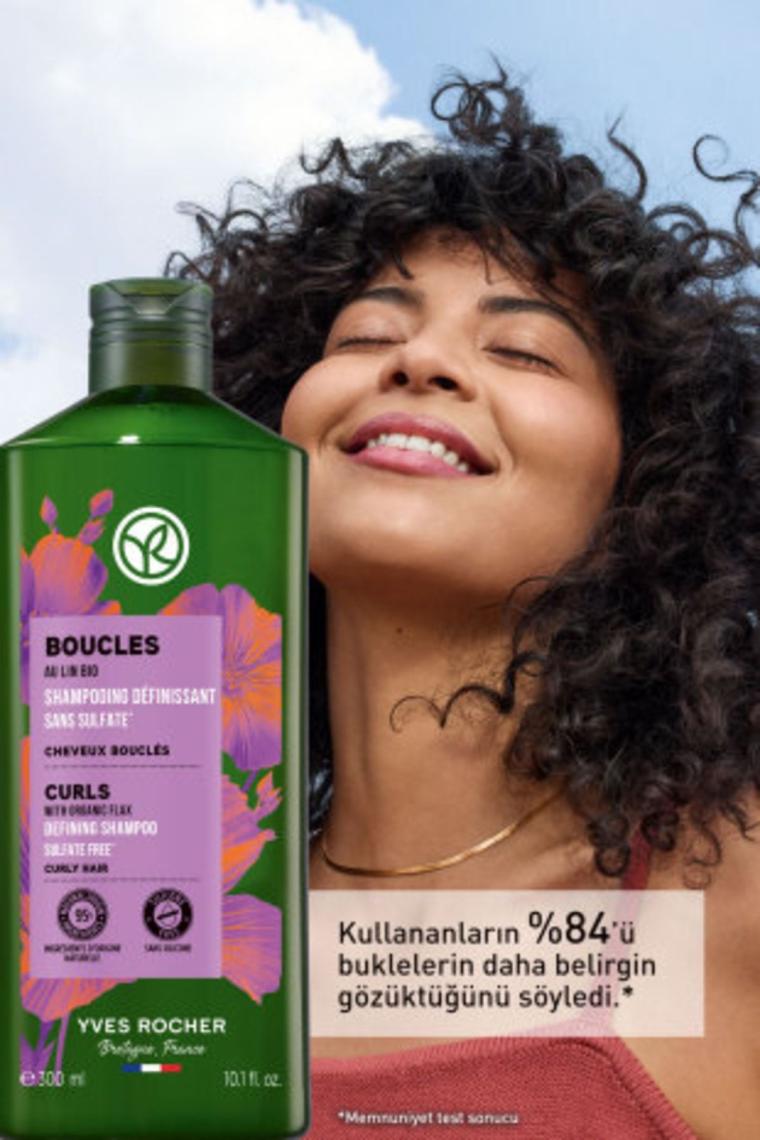 Kıvırcık ve Dalgalı Saçlar İçin (Boucle) Bukle Belirginleştirici Şampuan - Sülfatsız & Vegan-300 ml