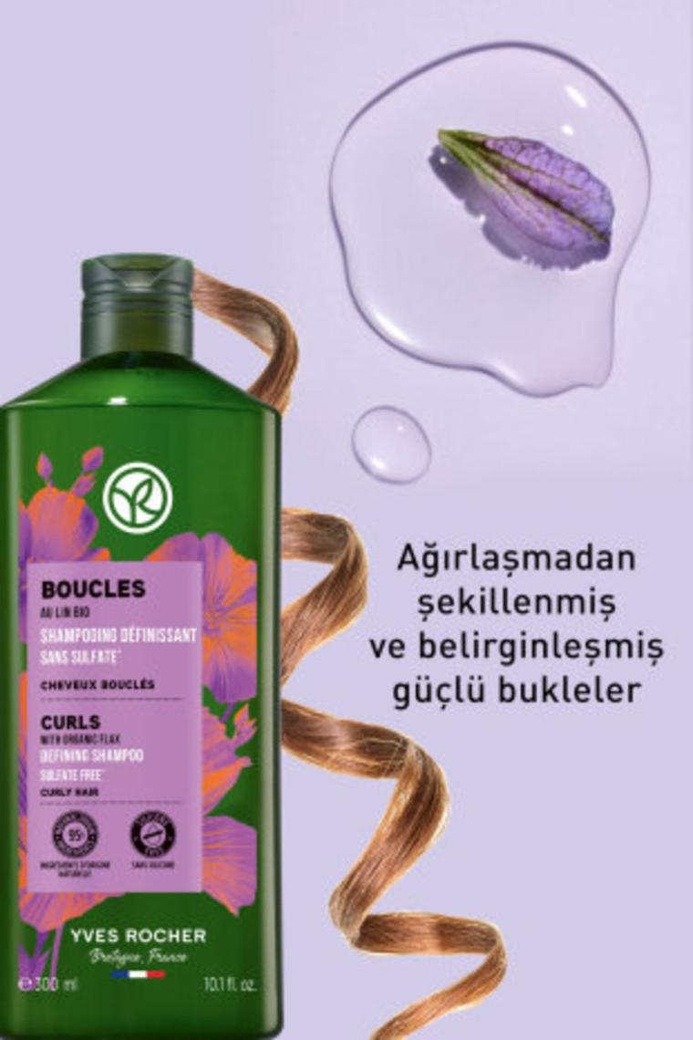 Kıvırcık ve Dalgalı Saçlar İçin (Boucle) Bukle Belirginleştirici Şampuan - Sülfatsız & Vegan-300 ml
