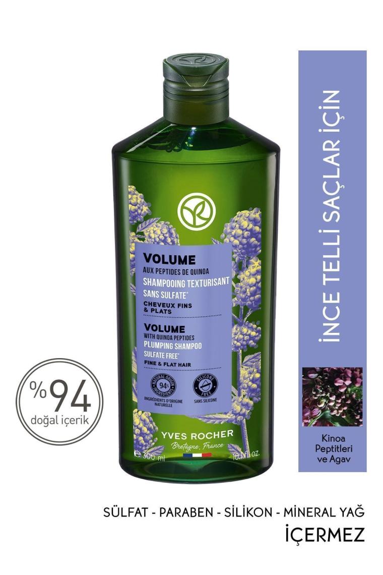 İnce Telli Saçlar İçin (Volume) Hacim Veren Şampuan - Sülfatsız & Vegan-300 ml