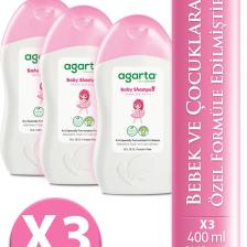 Doğal Bebek Şampuanı Kız Çocuklarına Özel 400 Ml ( 3 Adet )