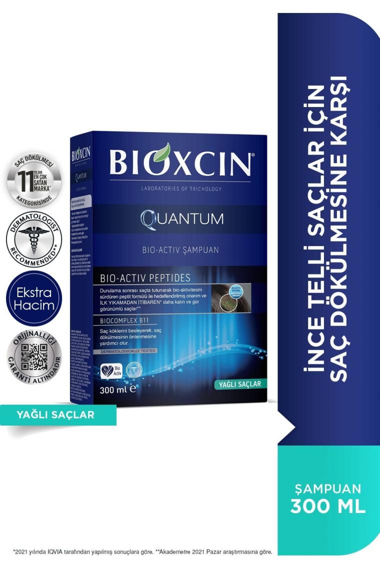 Bioxcin Quantum Yağlı Saçlar için Hacim Veren Şampuan 300 ml