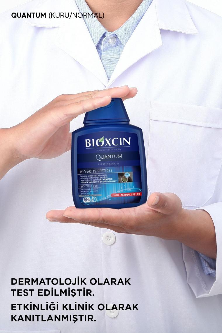 Bioxcin Quantum Kuru ve Normal Saçlar için Hacim Veren Şampuan 300 ml