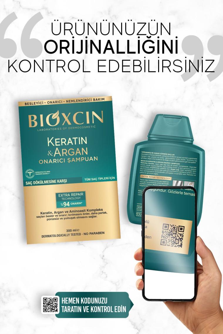 Keratin & Argan Onarıcı Şampuan 300 Ml - Yıpranmış Ve Hasar Görmüş Saçlar 2 Li Avantaj Set