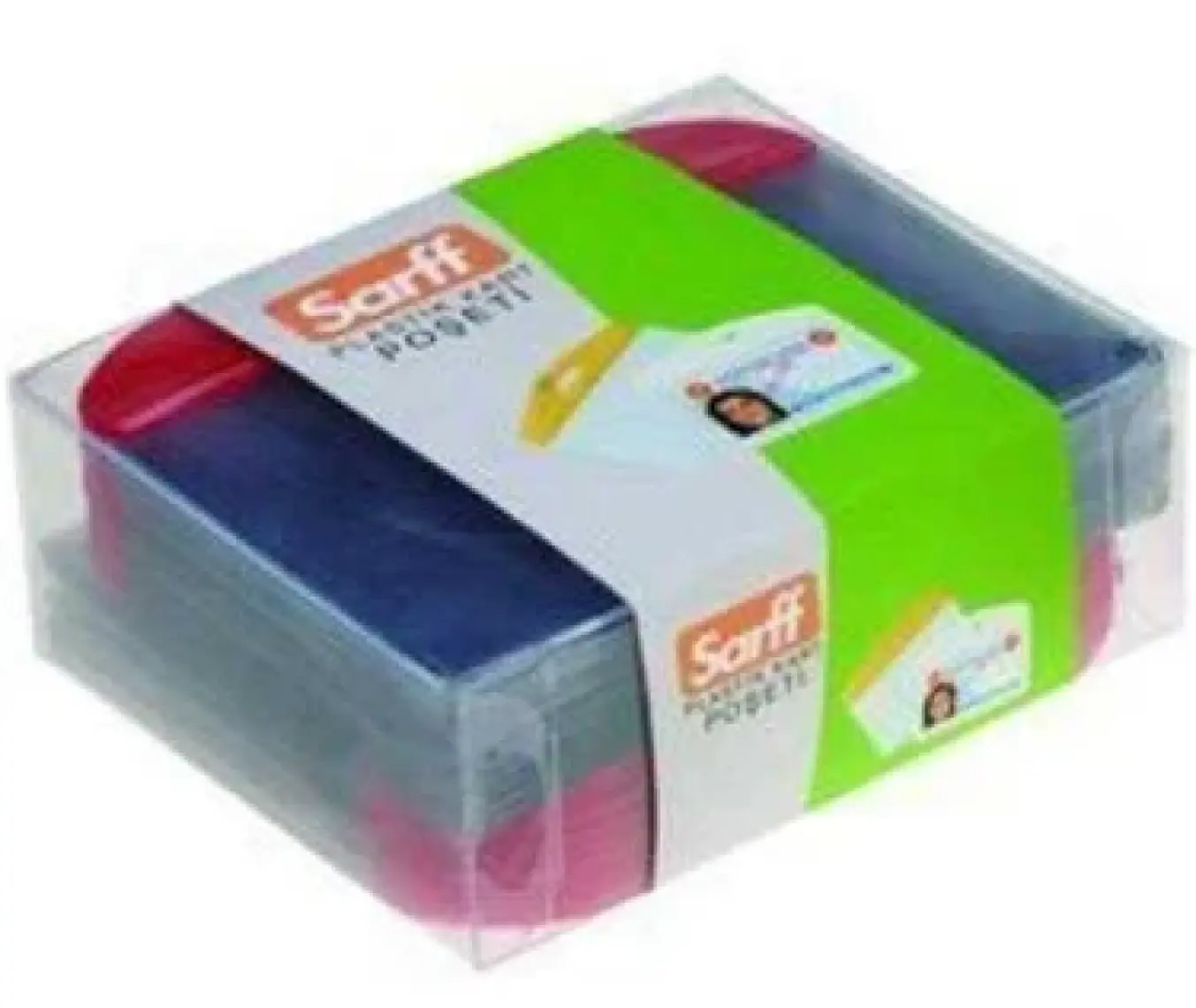 Sarff Pvc Kart Poşetleri Beyaz 100 Ad/Pk. (7.5cmx9.5cm) - 15207002