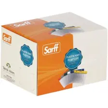 Sarff Pvc Kart Poşetleri Beyaz 100 Ad/Pk. (7.5cmx9.5cm) - 15207002