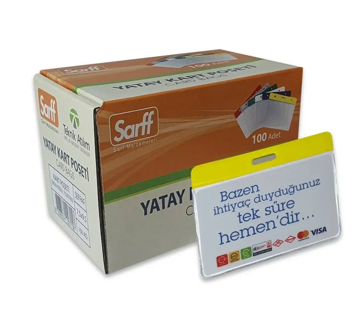 Sarff Kart Poşeti(Sarı) 15207008