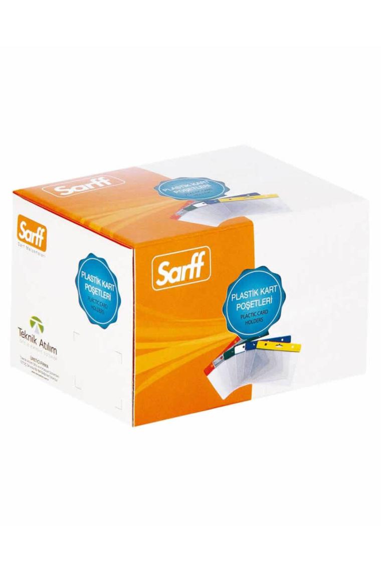 Sarff Pvc Kart Poşetleri Beyaz 100 Ad/Pk. (7.5cmx9.5cm) - 15207002